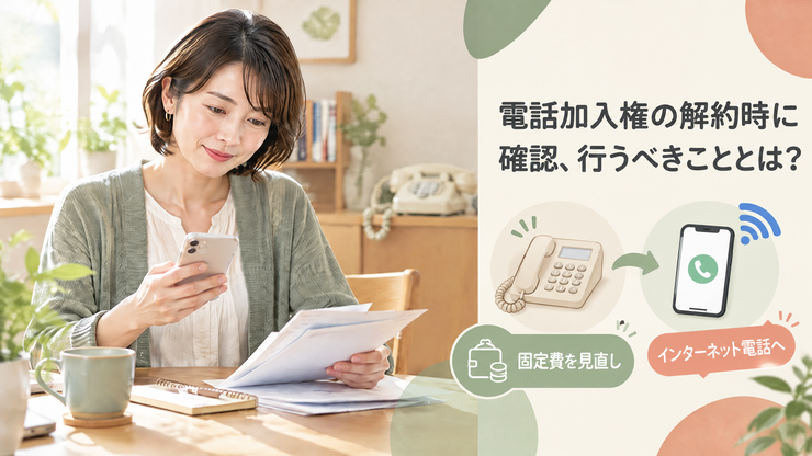 電話加入権 解約
