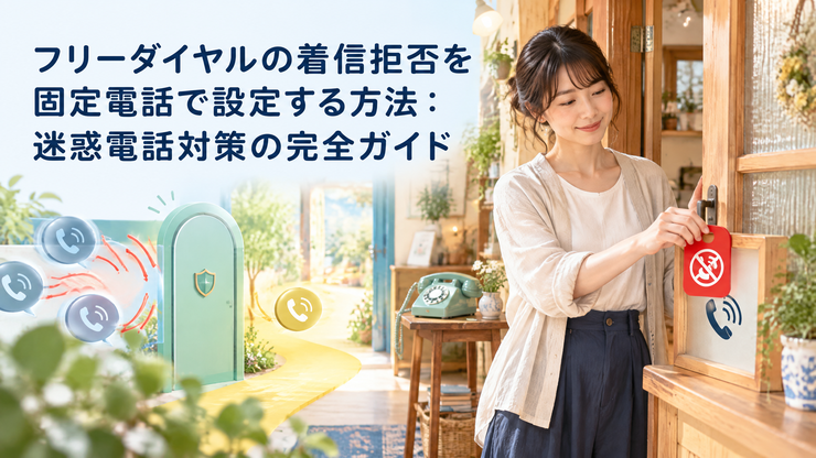 フリーダイヤル 着信拒否 固定電話
