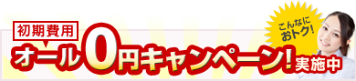 オール0円プラン！なんと！初回工事費＋NTT電話加入権が無料！