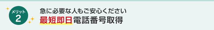 メリット3 電話回線が2回線だから固定電話と＋1機器の同時利用OK