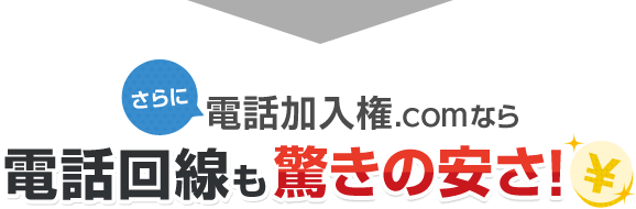 電話回線も驚きの安さ！